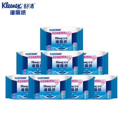 上海【17号10点抢】舒洁湿厕纸家庭装40片*8