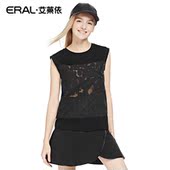 韩版 修身 T恤上衣5017 无袖 2017夏装 女装 新款 艾莱依官方旗舰店正品