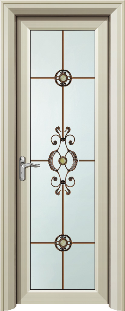 雅蓝尼门窗/豪华卫生间门/双层钢化玻璃/欧式厕所门/厨房门/通用