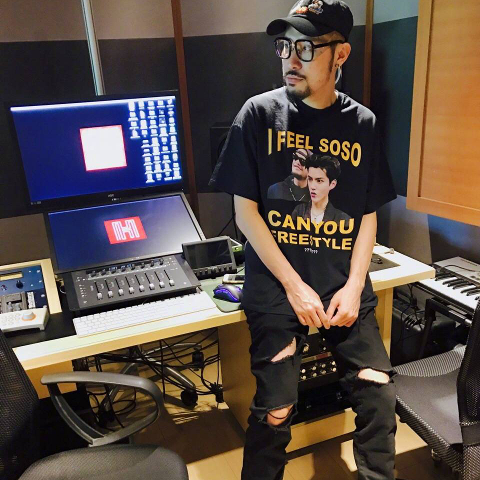 ins潮牌 rolex字母中国有嘻哈jony j 短袖t恤男女gai爷tt同款衣服