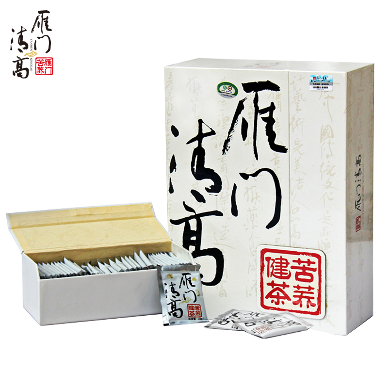 淡雅礼盒装 雁门清高无糖黑苦荞茶 全胚芽袋泡茶苦荞麦茶礼盒320g