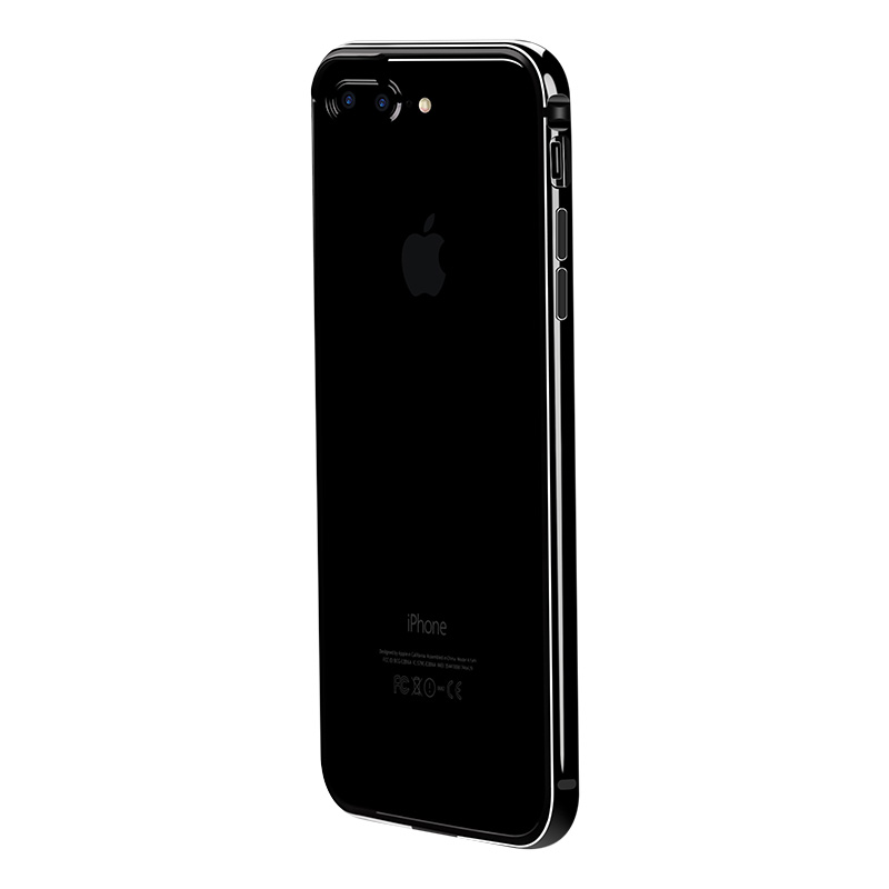 iphone7手机壳6s电镀金属边框黑苹果7plus保护壳硅胶防摔超薄红色