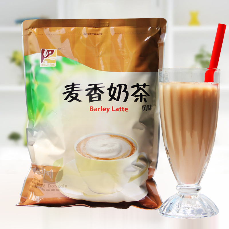 麦香奶茶粉 1kg装速溶奶茶奶茶甜品店东具麦香味奶茶原料批发