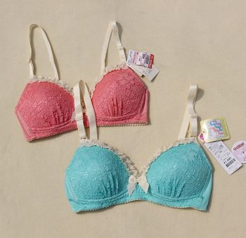 日单外贸原单<em>无托</em>无钢圈中厚杯孕妇内衣<em>文胸</em>胸