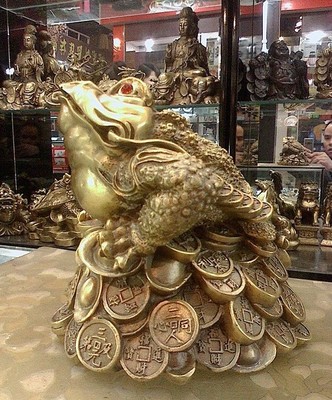 金蟾 招财 大号蟾蜍 招财 大号 摆件蟾蜍 活金蟾 招财 摆件 大号
