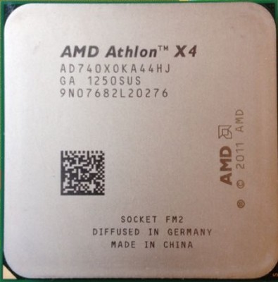 amd速龙ii x4 740 750k 750cpu四核 散片cpu apu fm2