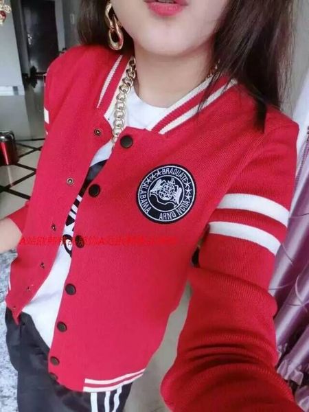 热销运动毛衣 <em>2015秋装 针织</em>衫 <em>女开衫</em> 欧洲站