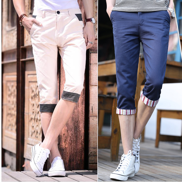 热销森马 男装 男士 <em>纯棉马裤</em> 中裤 休闲七分裤