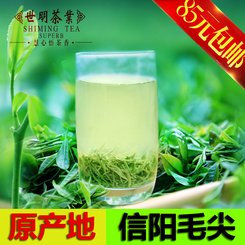 世明 信阳毛尖2016新茶叶雨前毛尖绿茶自产自销春茶散装250g包邮