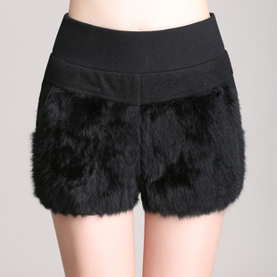 购买包邮毛呢<em>短裤冬</em>款女<em>加厚</em>2015秋冬新款韩