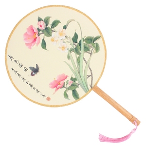 复古风宫廷扇团扇