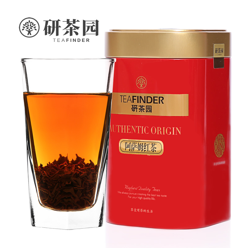 研茶园红茶 印度阿萨姆红茶茶叶 特级(STGFOP1) 150克 专卖店同款
