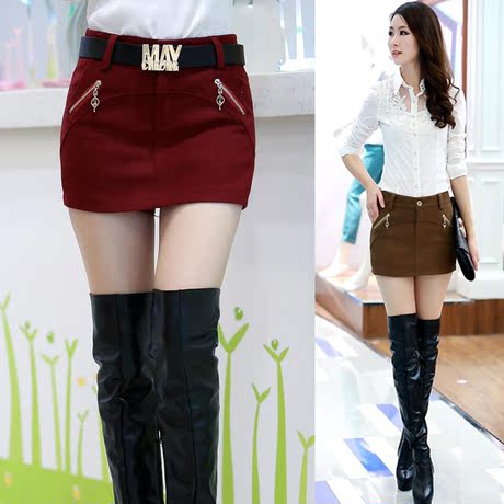 淘宝网购物-2014<em>新款</em>女装毛呢<em>短裤裙</em>秋<em>冬款</em>韩