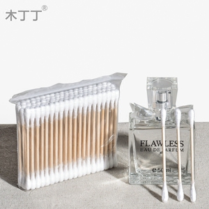 1000支棉签包邮木棒化妆棉棒