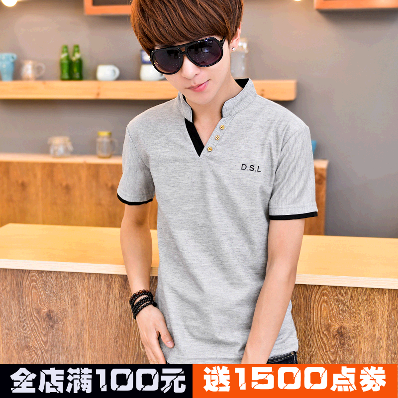 夏季衣服韩版学生短袖T恤男打底衫MISS小苍j