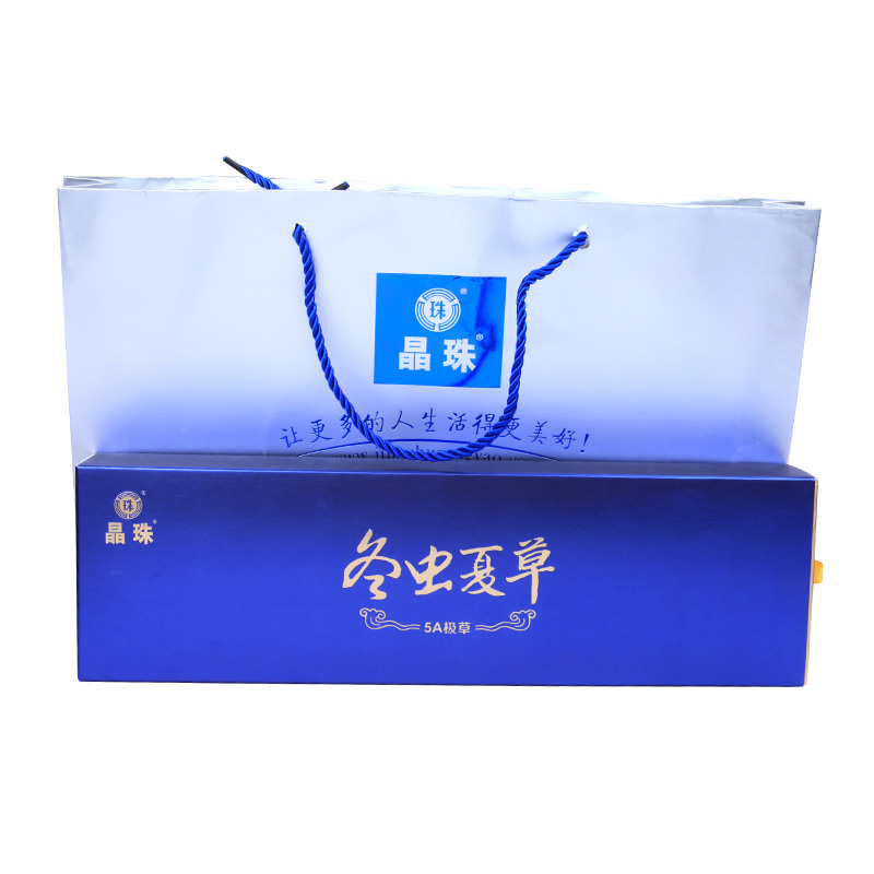 【晶珠】青海玉树野生冬虫夏草虫草新草礼盒10g（2条/g）正品