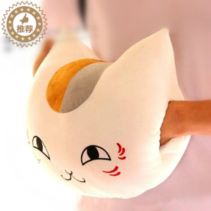 卡通猫咪捂手抱枕