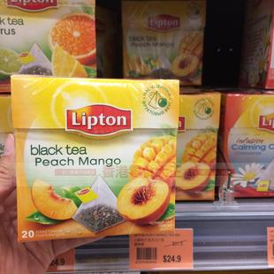 港版 俄国包装进口 lipton/立顿 香桃芒果茶包 三角茶包 20包装