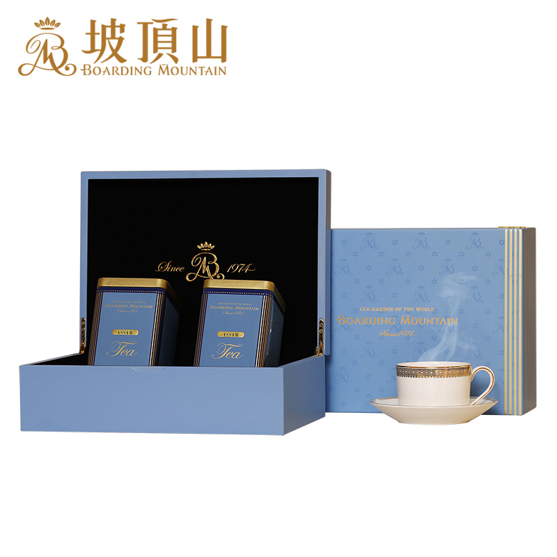 坡顶山茶业 葛拉威 印度阿萨姆红茶茶叶礼盒  礼品 木盒240g特价
