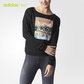 AB8966 针织上衣 adidas 女子 neo 阿迪达斯