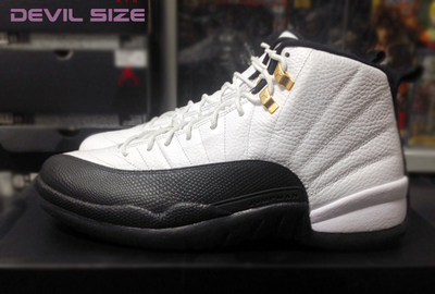 devil size air jordan 12taxi aj12金扣男女款130690 153265-125