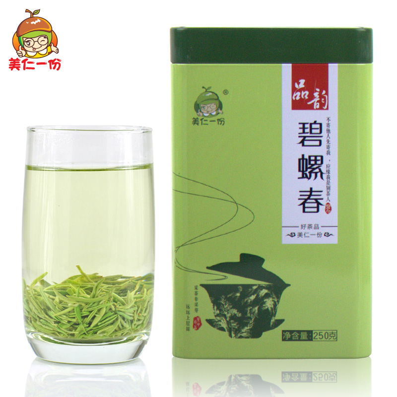 美仁一份2016年新茶500克新绿茶雨前洞庭碧螺春春茶叶绿茶包邮