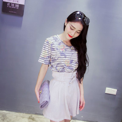 [2015爆款]2015秋季新款PU<em>皮高腰</em>七分<em>阔腿</em>裤