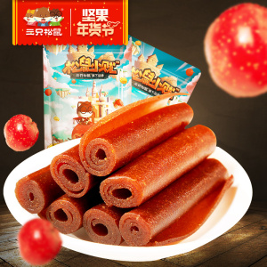 三只松鼠小贱卷卷果丹皮208gx3