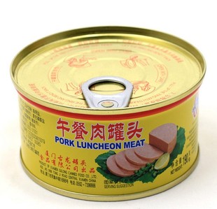 罐头/出口级肉罐头/火锅火腿肉 古龙罐头食品/古龙午餐肉罐头190g
