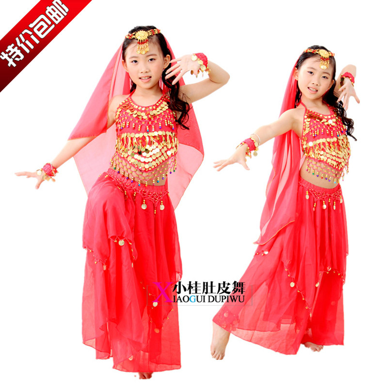 正品[儿童印度舞蹈服装]儿童舞蹈印度舞服装评