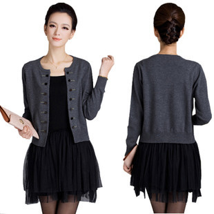 淘宝网购物-秋冬新品女装<em>针织衫开衫</em>薄<em>短款</em> 春