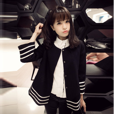 <em>2015</em>秋款<em>女装外套</em>韩版<em>学生</em>修身显瘦七分袖开