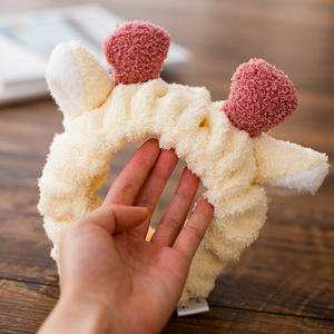 超萌超柔洗漱发带