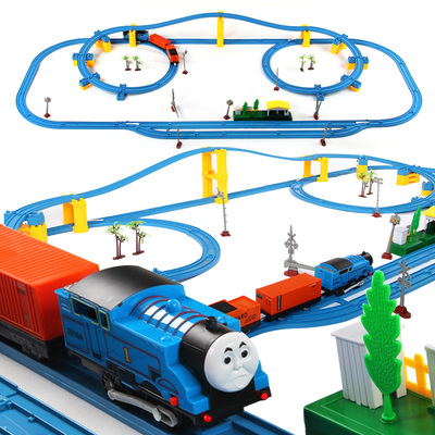 托马斯轨道车 小火车儿童玩具轨道火车电动托马斯套装 拼装玩具