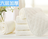 婴儿全棉尿布垫纯棉可以洗宝宝生态棉吸尿片新生儿布尿垫六层加厚
