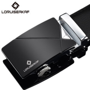 男士真皮自动扣皮带