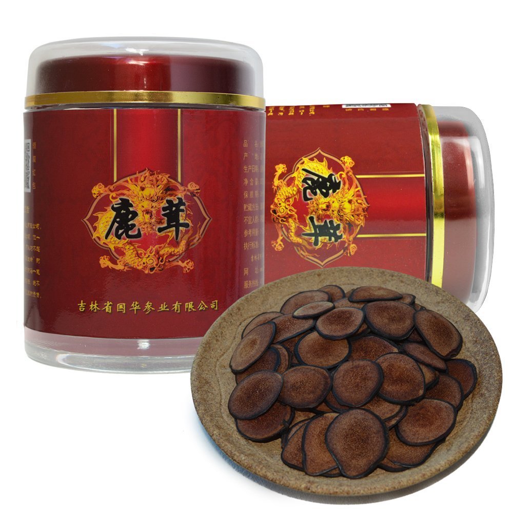 鹿茸片罐装 梅花鹿血片 东北长白山红粉片泡酒料 白粉腊国华参业