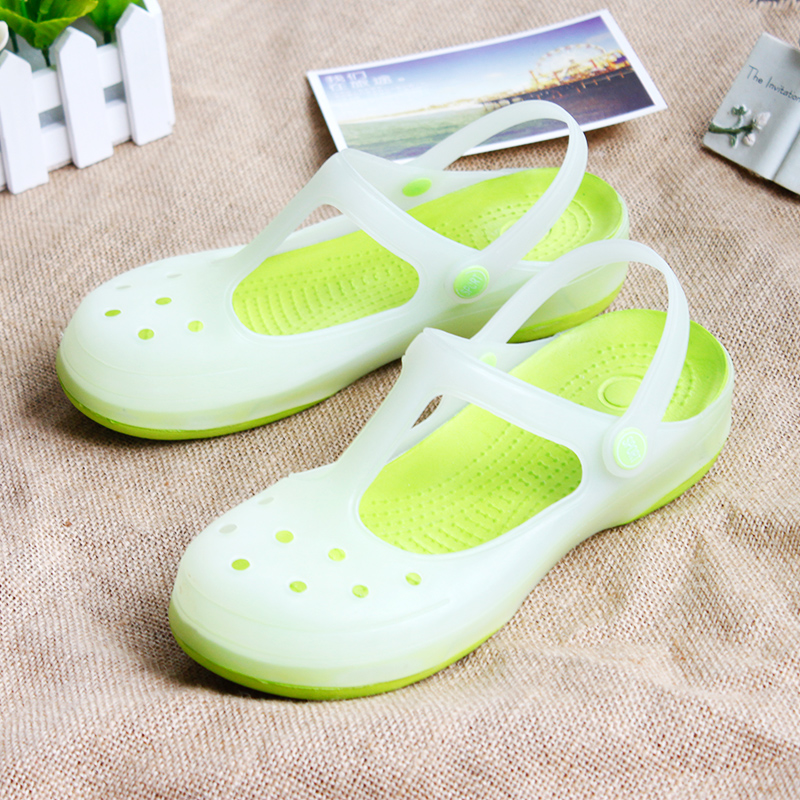 [2015爆款]2015夏新款玛丽珍洞洞鞋女凉鞋花园