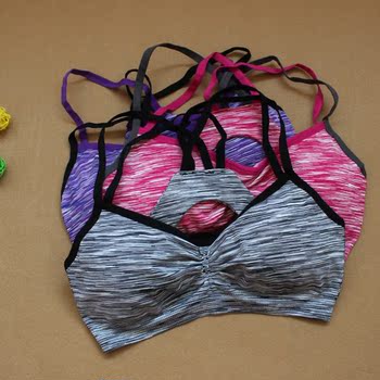 外贸原单运动背心<em>跑步文胸罩</em>瑜伽<em>胸衣</em>防震减震