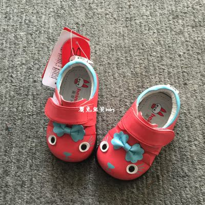 线狗狗 冬款 防水保暖棉鞋 布面婴幼儿胶鞋 宝蓝