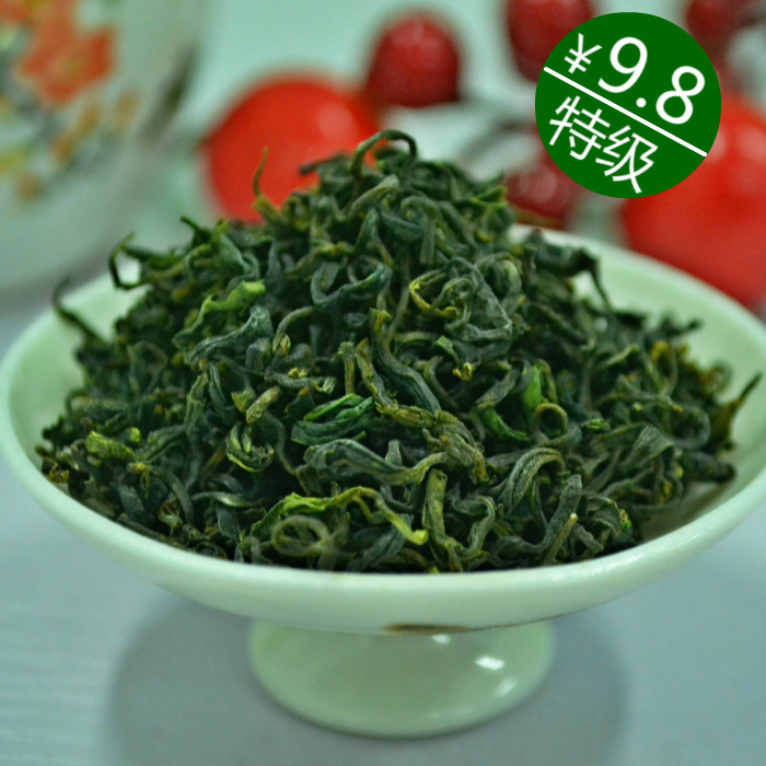 绿茶，日照绿茶 2016年春茶茶叶雪青炒青袋装【特价50g】满斤包邮