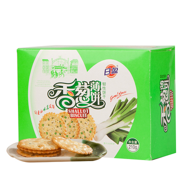 【天猫超市】嘉顿 香葱薄饼 嘉顿香葱薄饼 225g/盒 脆饼 休闲食品