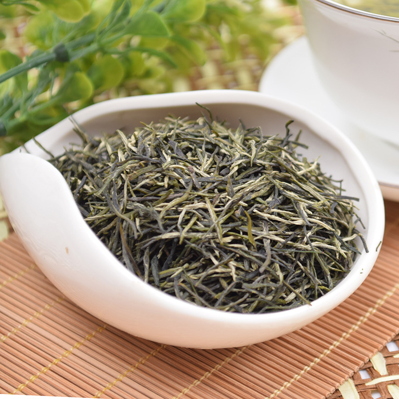 五福优选四川蒙顶山茶 直条毛尖 特级绿茶 毛峰250g散装2016新茶