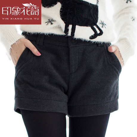 <em>淘宝网</em>购物-<em>毛呢短裤女</em>秋<em>冬</em>款2014新款女士冬