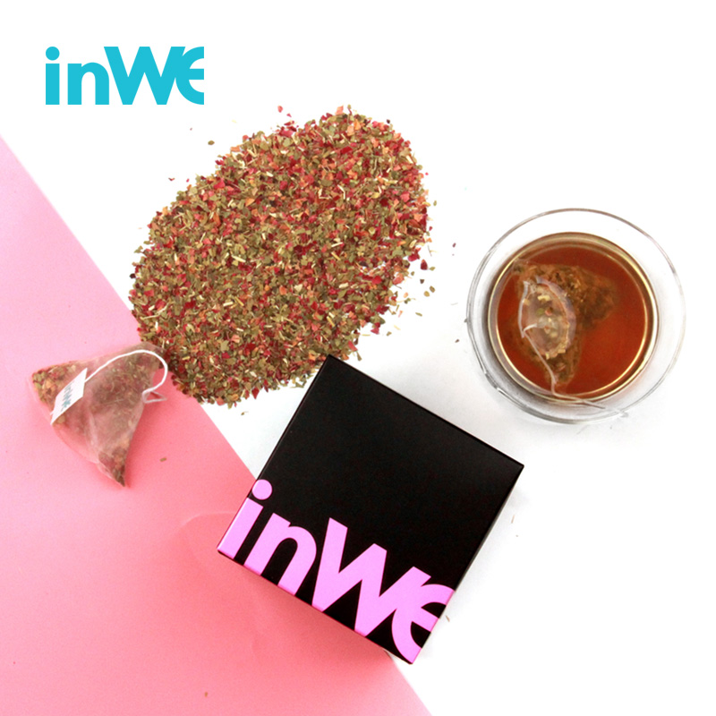 inWE因味茶 玫瑰马黛茶花茶阿根廷袋泡茶10袋装花草茶茶包邮