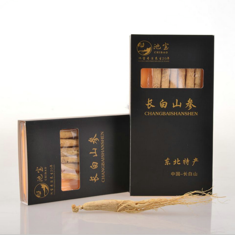 吉林长白山人参东北生晒白参干30克5-8支/盒泡酒料买3送1盒5送2盒