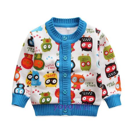 淘宝网购物-秋冬新款<em>童装</em>宝宝毛衣<em>加绒开衫针</em>