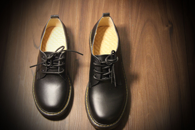 爆款]日系基本款 男士擦色做旧套脚休闲皮鞋板
