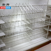 工具挂钩店挂横杠货架挂钩 实邦方管挂钩挂盘挂碗展示挂钩鹅颈服装