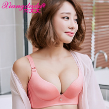 聚拢夏季女收副乳丰胸性感文胸套装 内衣正品 普彩向大大无钢圈薄款